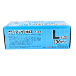 ファインテクノ手袋 L パウダーフリー ラテックス製 100枚入×10箱