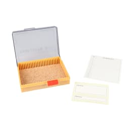 プレパラートボックス 透明蓋 25枚用