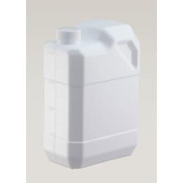 扁平缶 2L スリット入 目盛付 ホワイト