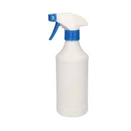 PEスプレーボトル SM本体白 500mL 青霧ガン