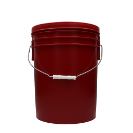 トスロン密閉容器 丸形 20L レッド