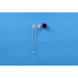ねじ口試験管 ST-13M 5mL 黒キャップ フッ素PTFE/ニトリルパッキン付 100入 119291