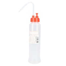 NT洗瓶B型 カラーcap スリム 400mL 色3 レッド