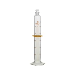 有栓メスシリンダー スーパーグレード 共通摺合せガラス平栓付 250mL