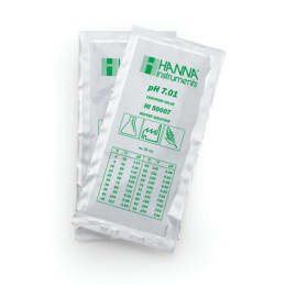 ハンナインスツルメンツ・ジャパン pH標準液(テクニカルタイプ)pH 7.01 @25℃ 証明書付 20mL×25袋 HI 50007-02