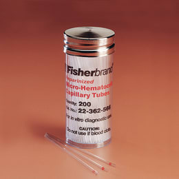 ヘマトクリット毛細管 ヘパリン処理済み