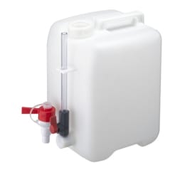 瑞穂化成工業 扁平缶ゲージ管付 正角 10L 0771