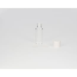 日電理化硝子 ねじ口瓶 S-07 1.5mL 無色 メラミンキャップ シリコーンゴムパッキングセット 100組 250142