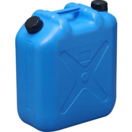 【販売終了】瑞穂化成工業 扁平缶　18L　ブルー 0483