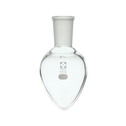 柴田科学 共通摺合梨形フラスコ24/40 100mL 005410-24100