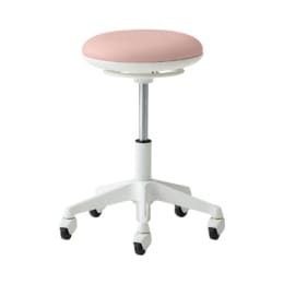 ラボラトリチェア ピルエット 背無・フットリング無 ローズ