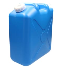 扁平缶 ノズル無 20L ブルー 0207BL