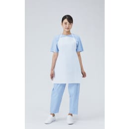 不織布エプロン ホワイト 大 500入