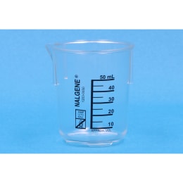 ビーカー 目盛付き PMP製 50mL