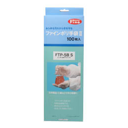 Fineファインポリ手袋II S ピンク 100入