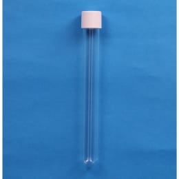 ねじ口試験管 ST-18S 25mL 穴あき白キャップ ブチルパッキン付 50入 119407