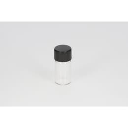 日電理化硝子 ねじ口瓶S-09A 2mL 無色 黒キャップ ソフトロンPP貼りパッキン 100組 250224
