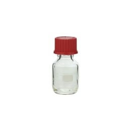 ねじ口びん(メジュームびん) 赤キャップ付 50mL 017200-501A