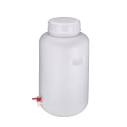 瑞穂化成工業 広口びん コック付 100L 0298