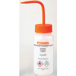 【販売終了】識別洗浄びん エタノール 500mL