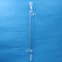 Fine共通摺合リービッヒ冷却器 筒長300mm 上部雌19/38 下部雄19/38