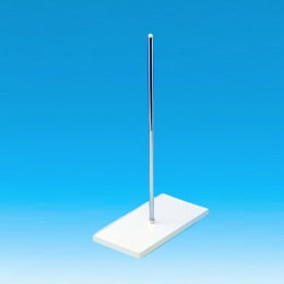 ビュレット台 PP製 266 支柱付 穴中心
