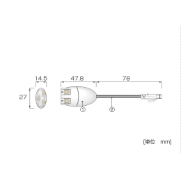 エスペックミック センサ接続ケーブル PTH-1010 測温抵抗体