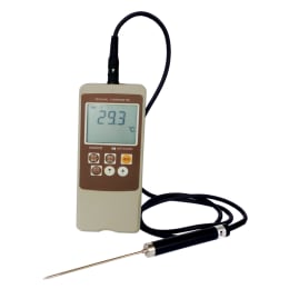 【販売終了】熱研 デジタル温度計 SN3200II 食品用標準センサー付