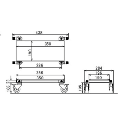 取り回し君 真空ポンプ用カート PRT50