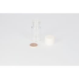 ねじ口瓶 無色 S-09A 2mL PPキャップ フッ素PTFE/ニトリルパッキン付 100組 250064