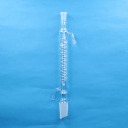 Fine共通摺合じゃ管冷却器 グラハム 筒長 200mm 上部雌15/25 下部雄29/42