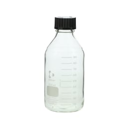 ねじ口びん(メジュームびん) 黒キャップ付 1L 017200-10002A