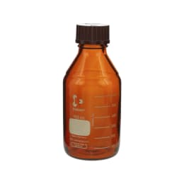 ねじ口びん(メジュームびん) 茶褐色 赤キャップ付 750mL 017210-7501A