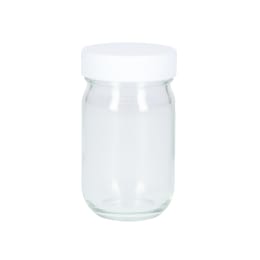 マヨネーズ瓶 白PPキャップ 中栓付 140mL 100入