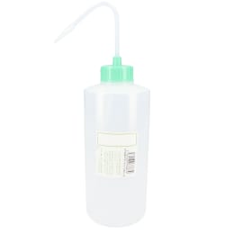 NT洗瓶 BII型 カラーキャップ  広口 1L 色5 LGR ライトグリーン