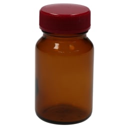 規格瓶 茶 6K 赤キャップ 中栓付 61.5mL 240本