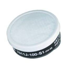 有機ガス用吸収缶S1ろ過材付7011J-100 10入