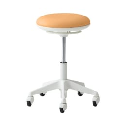 ラボラトリチェア ピルエット 背無・フットリング無 アプリコット