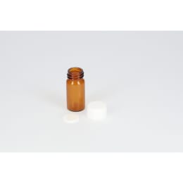 ねじ口瓶 茶色 SV-5 5mL PPキャップ ソフトロンPP貼りパッキン付 100組 250525