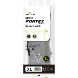 フォルテックスニトリルパーム手袋 XC810 XL 1双