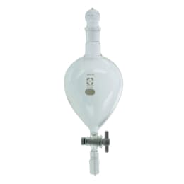 SPC分液ロート 球形 コック付 SPC29 下部SPC24 1000mL