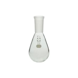 共通摺合平底なす型フラスコ 50mL 19/38