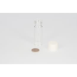 日電理化硝子 ねじ口瓶S-08 2mL 無色 PPキャップ ダブルフッ素PTFEパッキン100組 250023