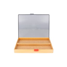 プレパラートボックス 透明蓋 100枚用