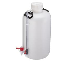 瑞穂化成工業 広口瓶ゲージ管付 30L 0792