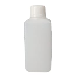 角型びん 細口 白 PE製 500mL