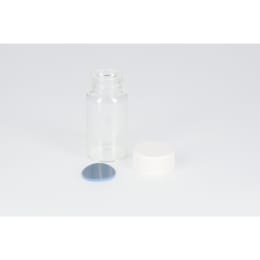 日電理化硝子 ねじ口瓶 SV-20 20mL 無色 メラミンキャップ フッ素PTFE/シリコンパッキングセット 50組 250909
