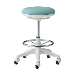 ラボラトリチェア ピルエット 背無・フットリング付 セージ