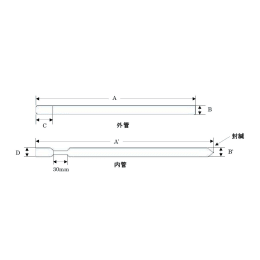 クロロホルム用対称形ミクロサンプルチューブ CMS-005V 1セット