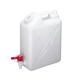 扁平缶 ケミカルコック付 10L 0314
